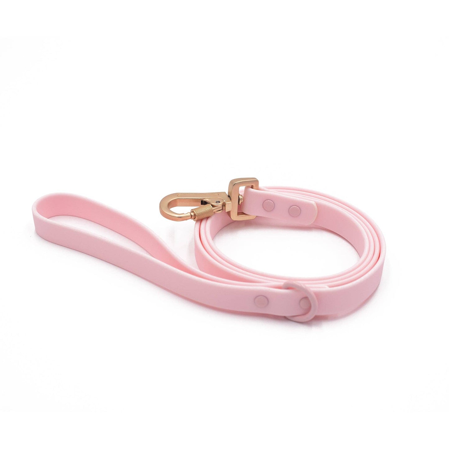 Ollie XO Waterproof Leash with Gold Lockable Clasp