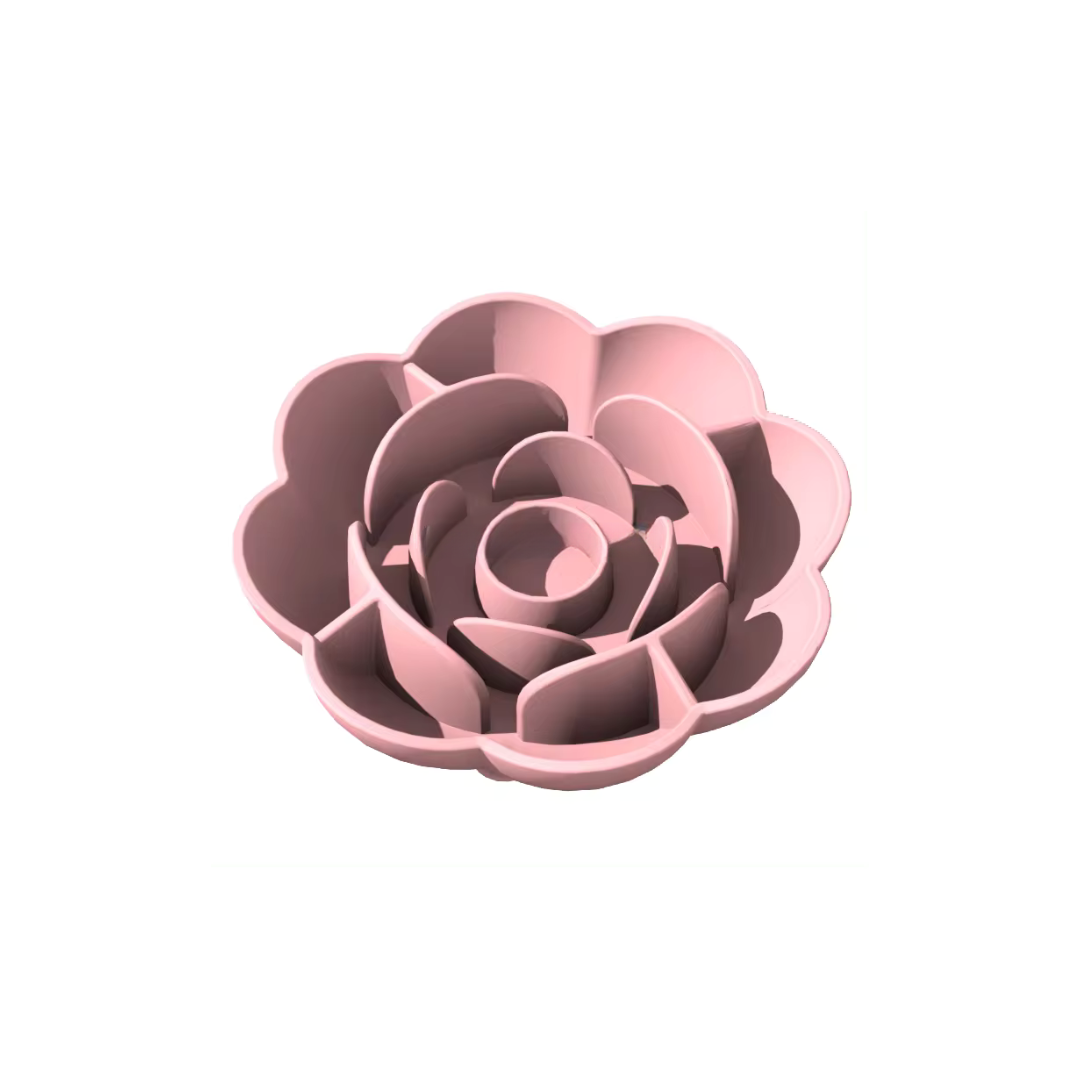 The Modern Pet Company- Ballet Pink Petal Puzzle Slow Feeder