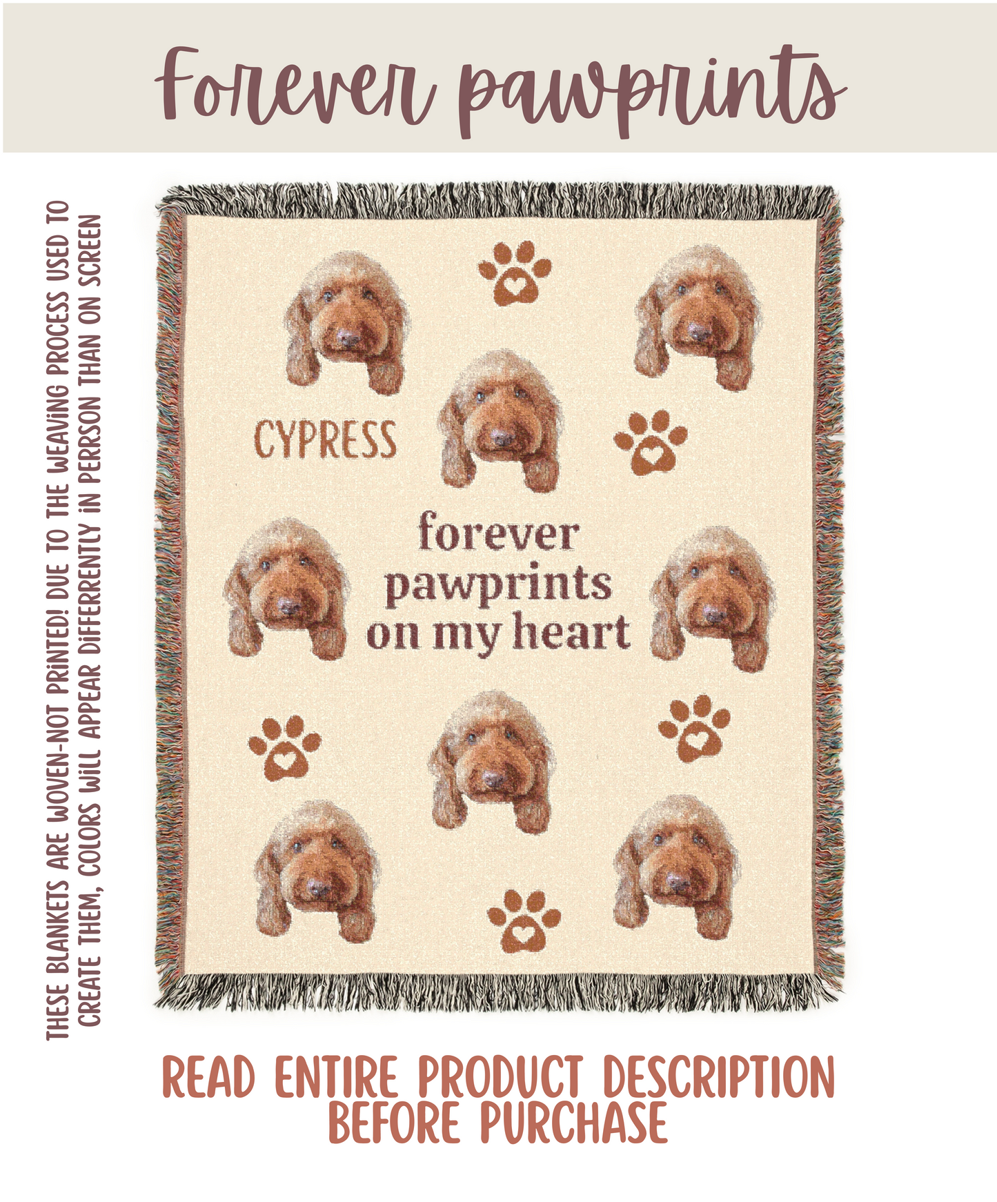 Custom Woven Blanket