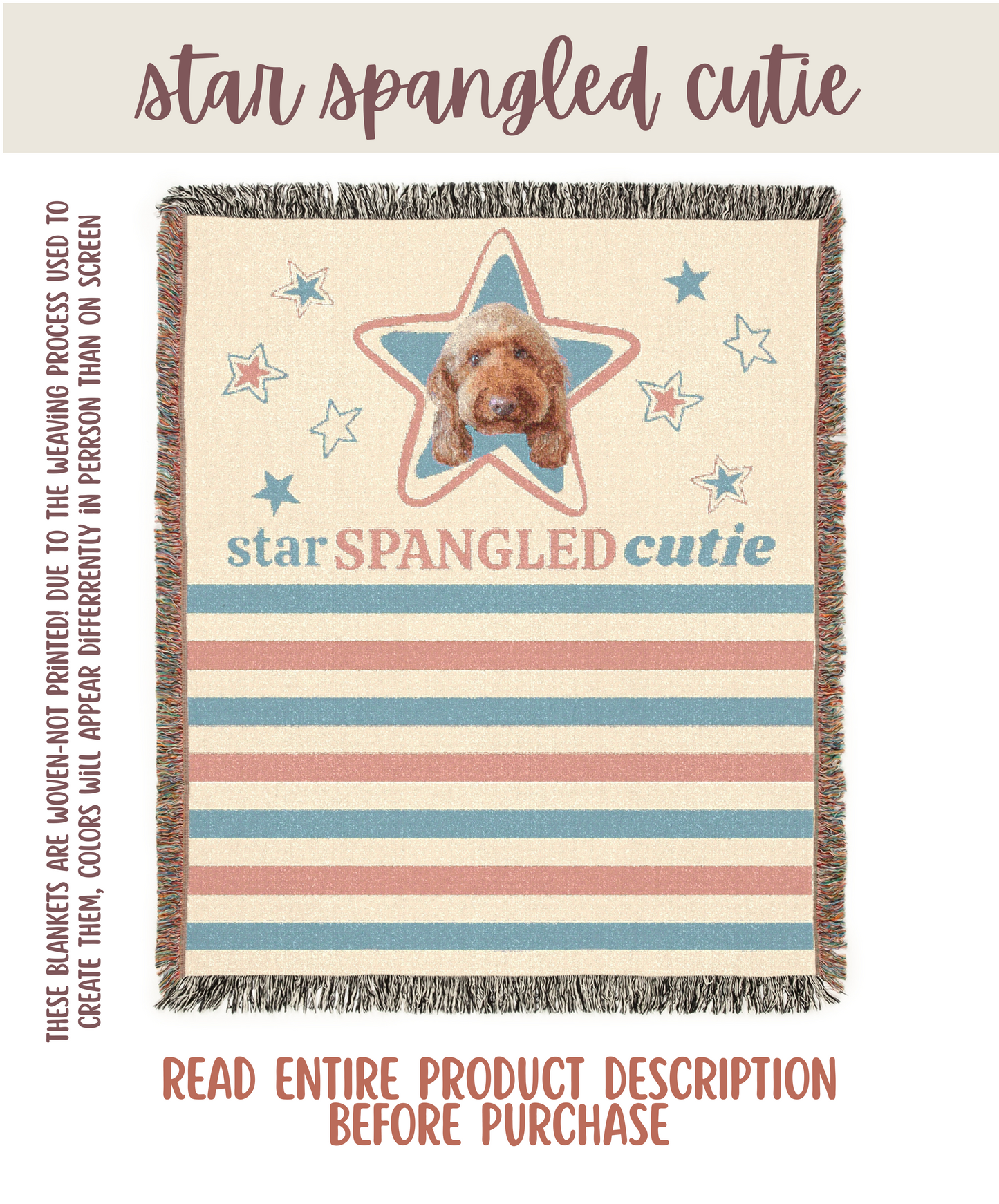 Custom Woven Blanket