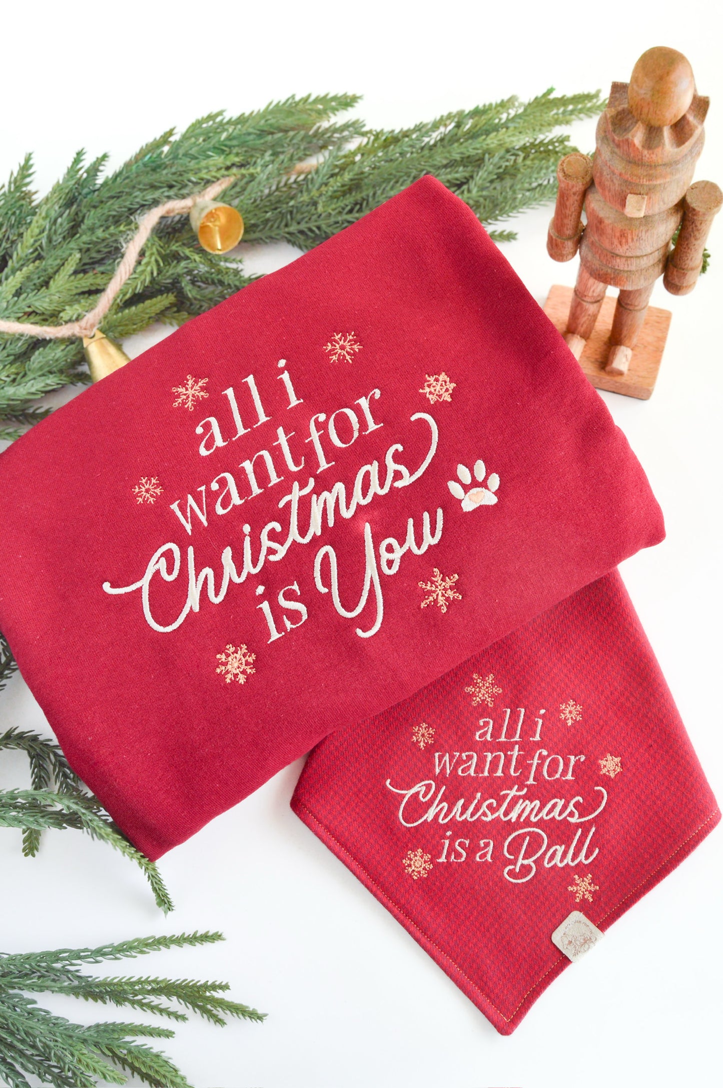 Embroidered | All I Want for Christmas is You Crewneck
