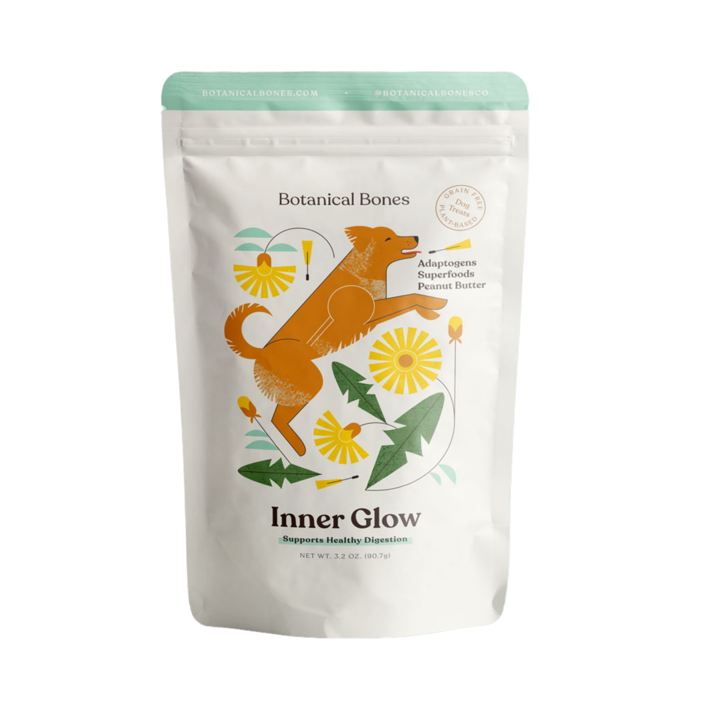 Botanical Bones | Inner Glow Cookies - All Natural, Organic Dog Treats