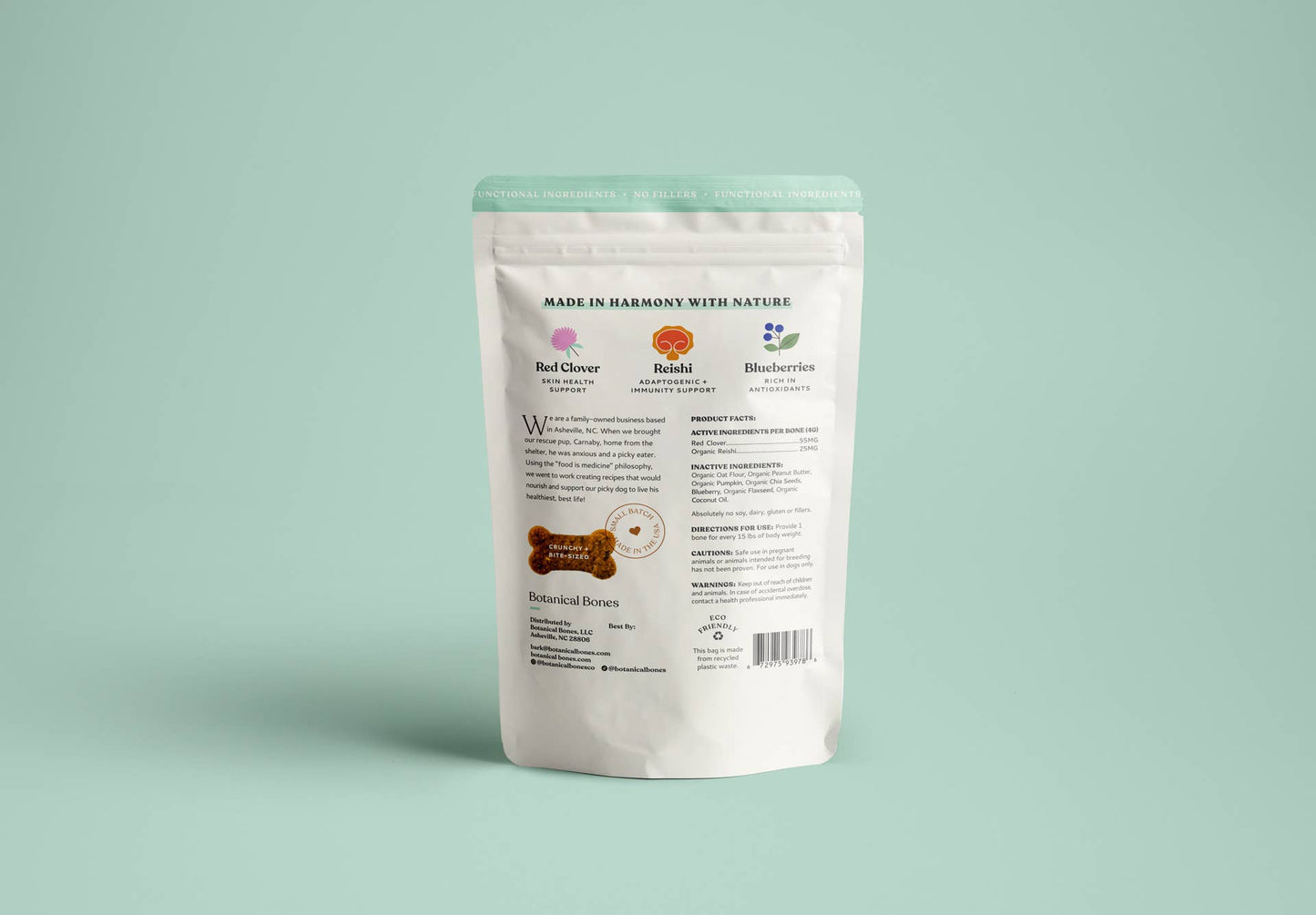 Botanical Bones | Flower Power Cookies - All Natural, Organic Dog Treats