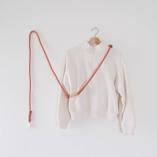 Furlou Terracotta - Hands Free Dog Braided Rope Leash