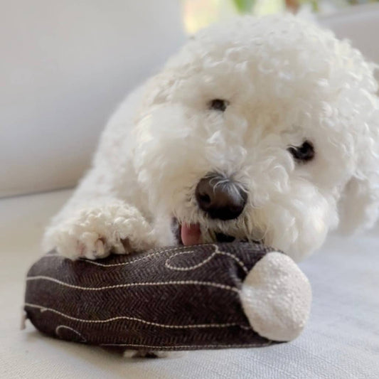 Lambwolf Fire Log Enrichment Toy