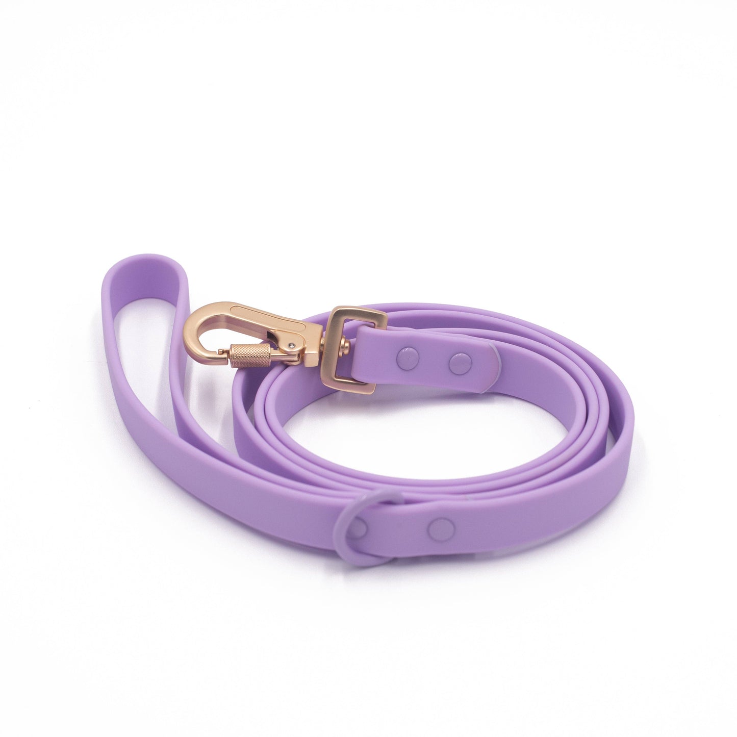 Ollie XO Waterproof Leash with Gold Lockable Clasp