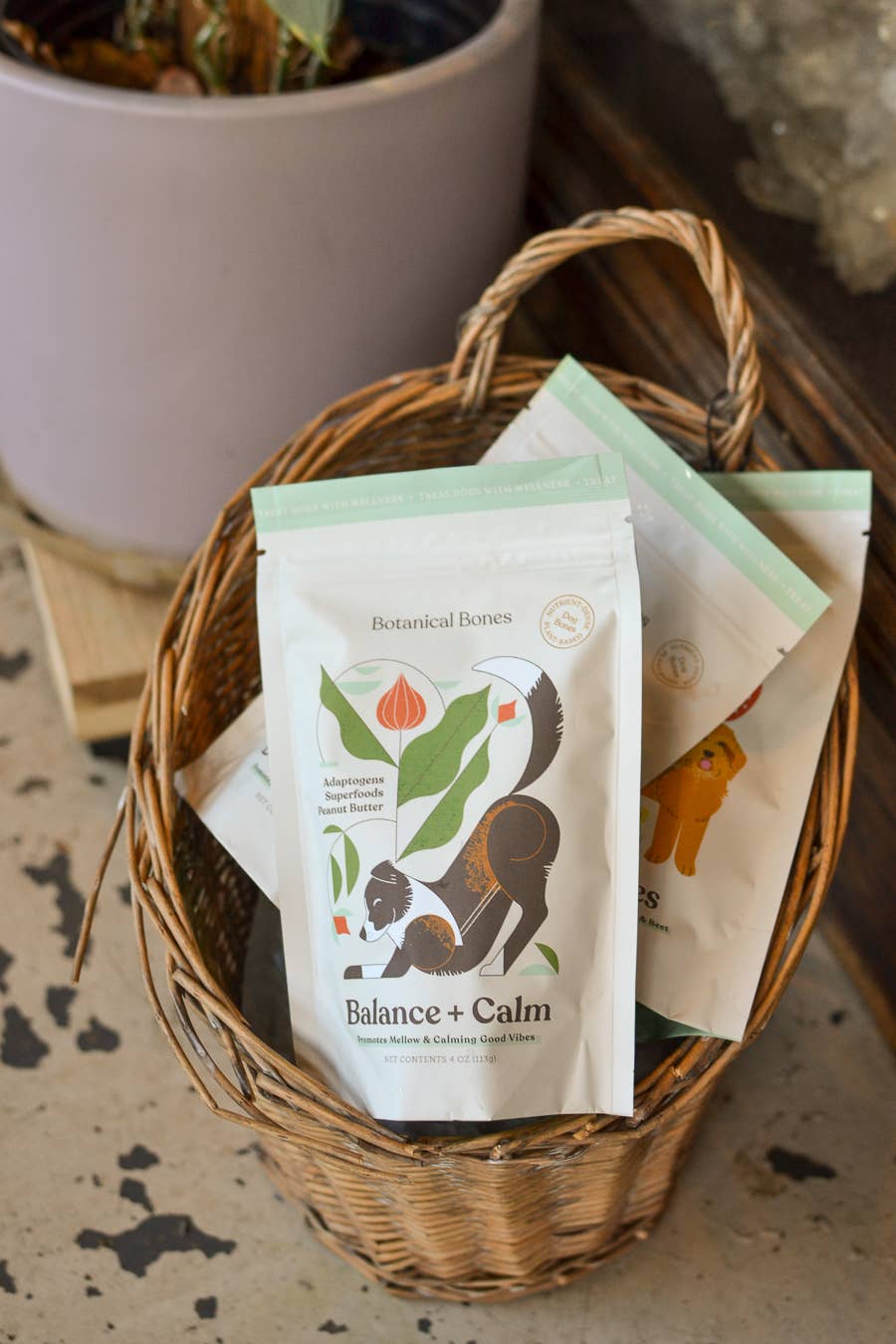 Botanical Bones | Balance + Calm Cookies - All Natural, Organic Dog Treats