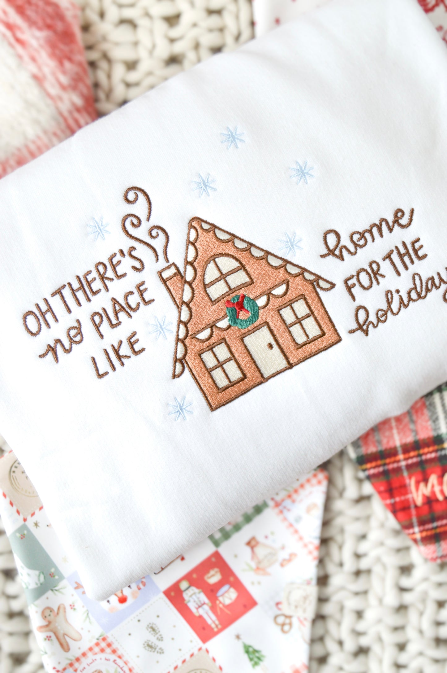 Embroidered | Home for the Holidays Crewneck