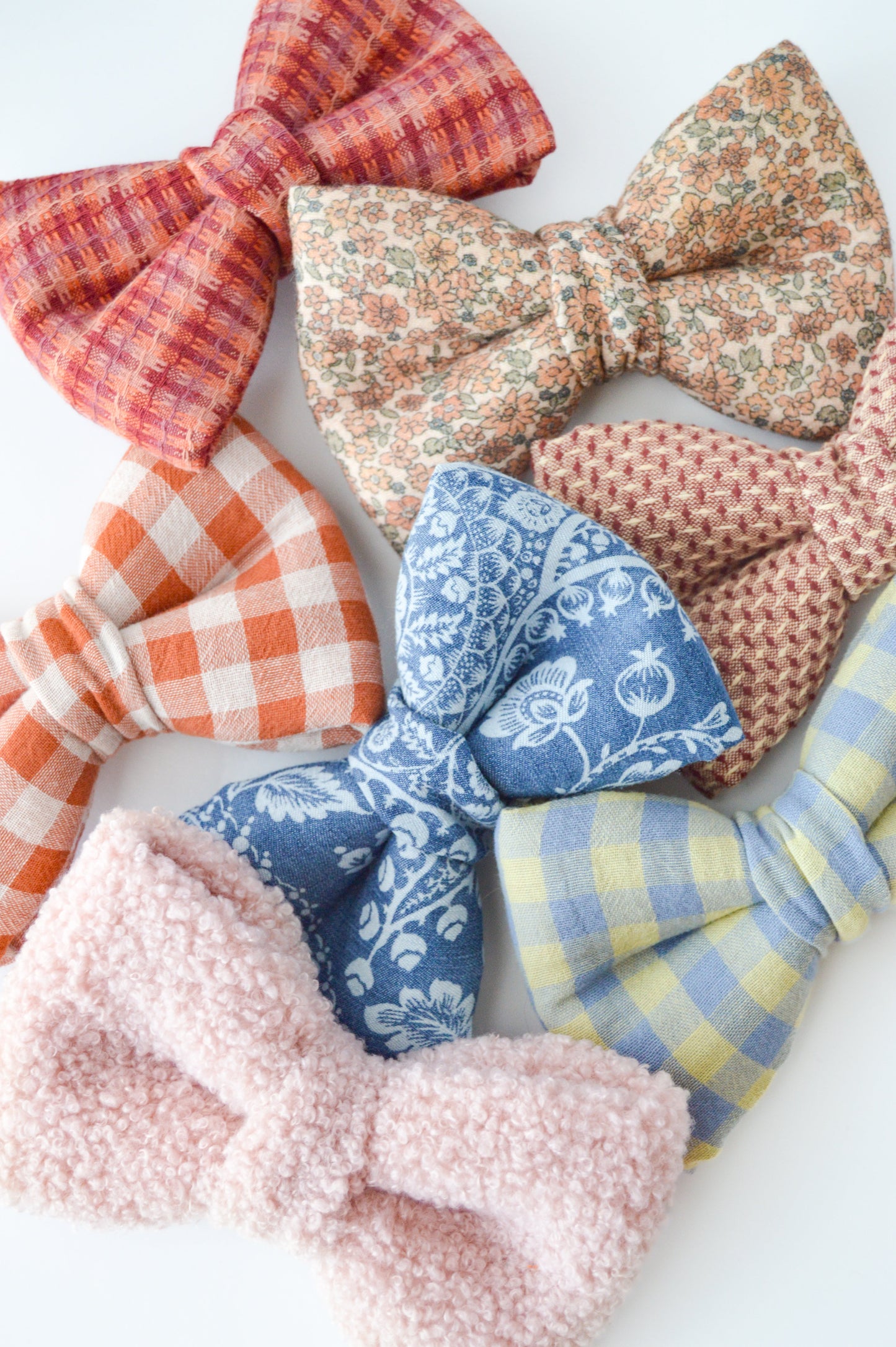 Blush Sherpa Sailor & Bow Tie