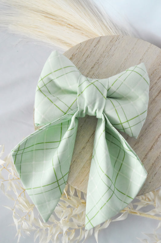 Matcha Sailor Bow & Bow Tie