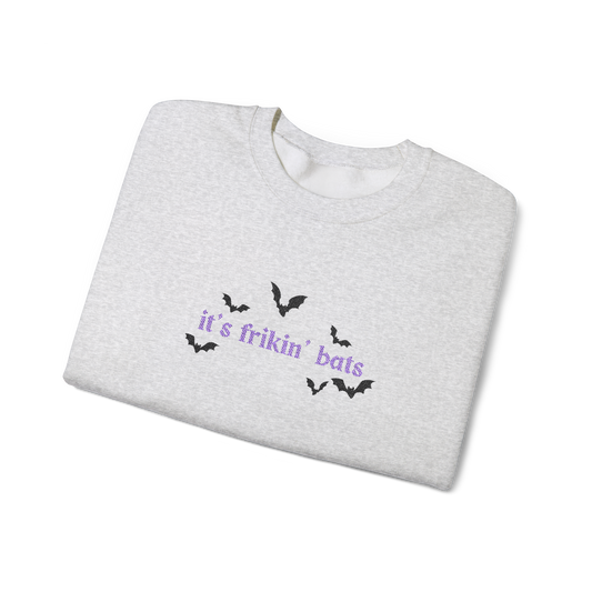 Embroidered | It's Frikin' Bats Crewneck