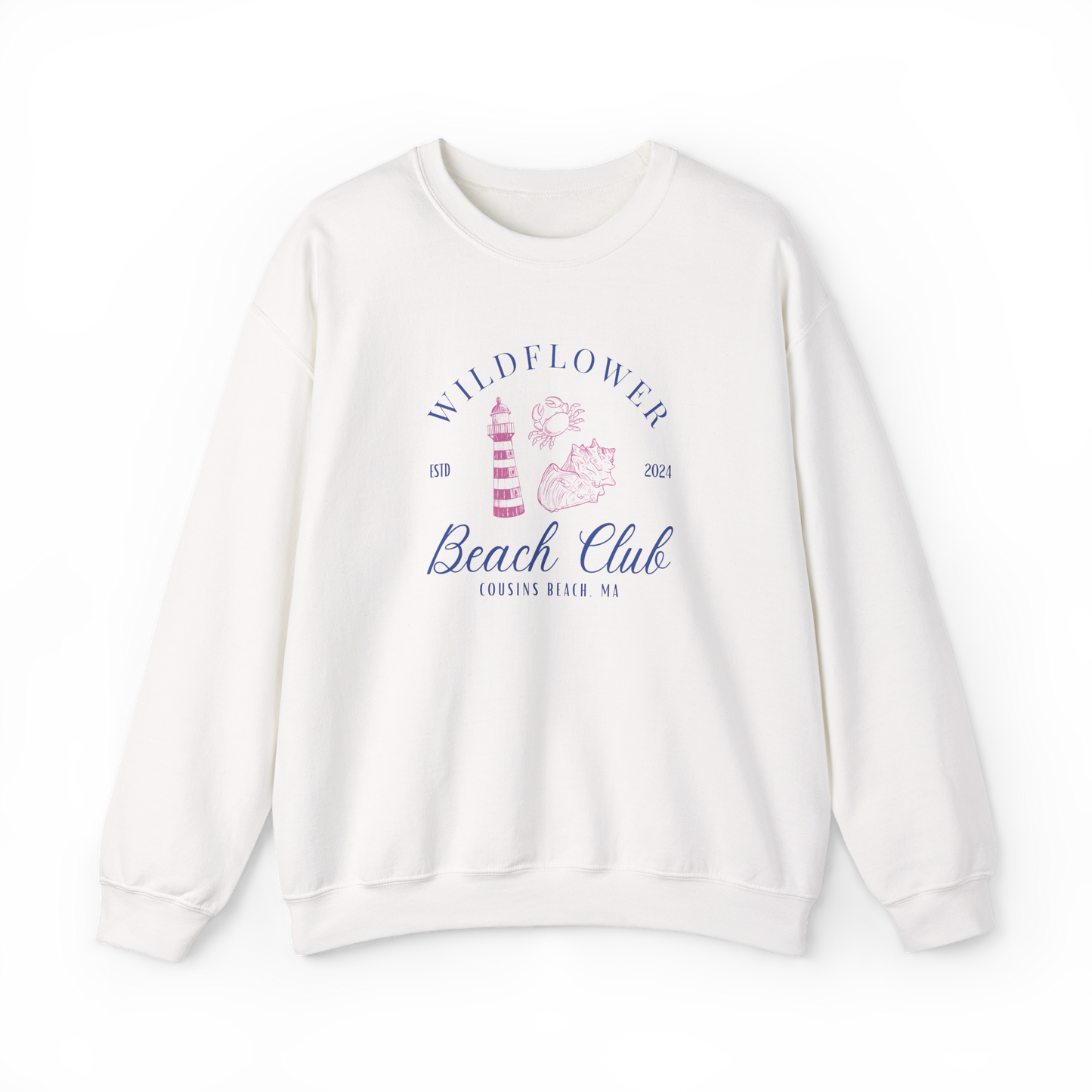 Wildflower Beach Club Crewneck (White)