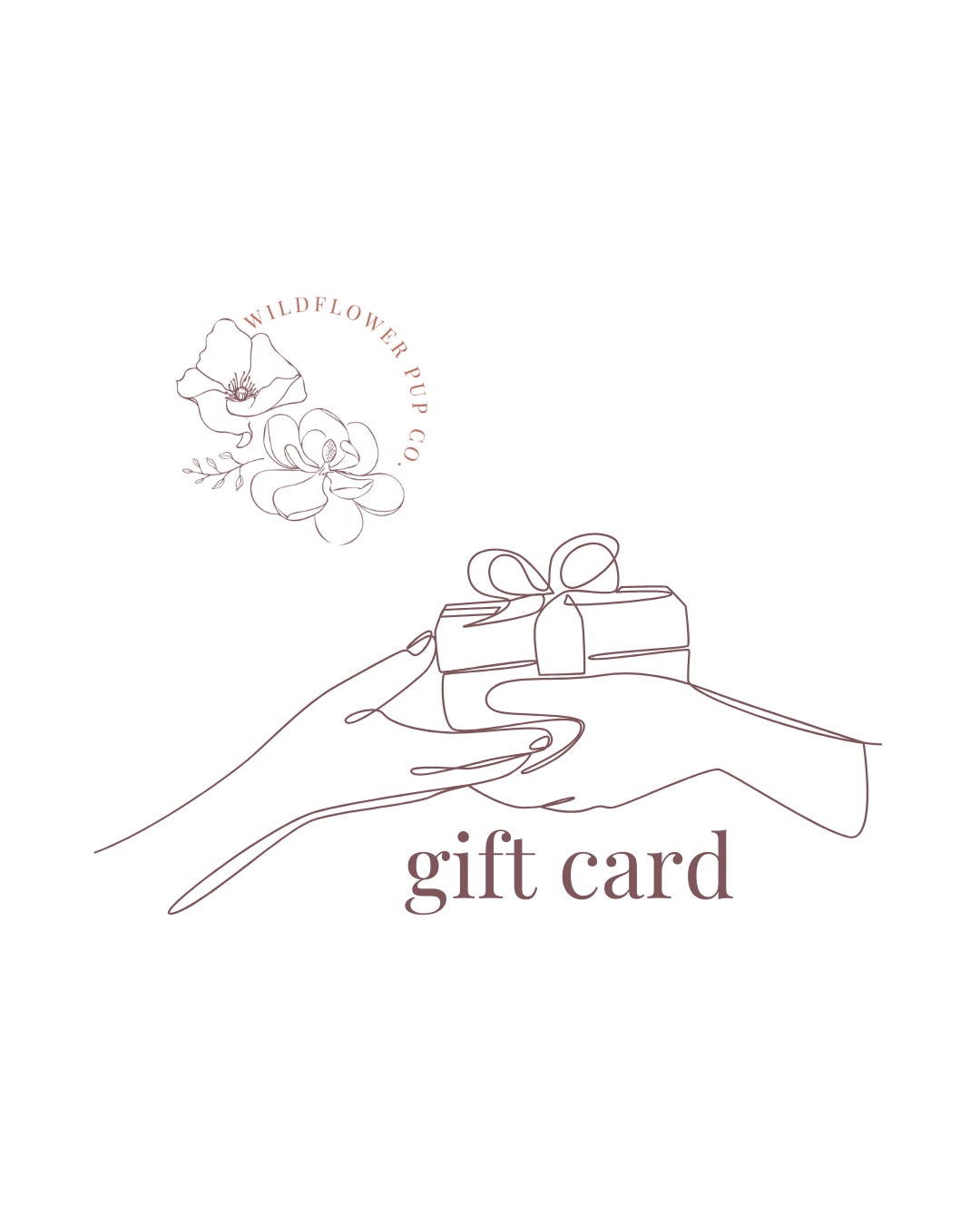 Wildflower Pup Co Gift Card