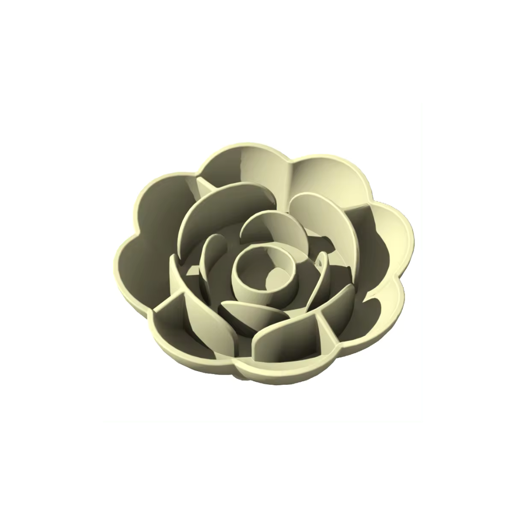 The Modern Pet Company- Green Petal Puzzle Slow Feeder