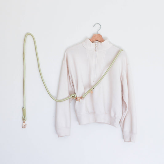 Furlou Lime Green - Hands Free Dog Braided Rope Leash