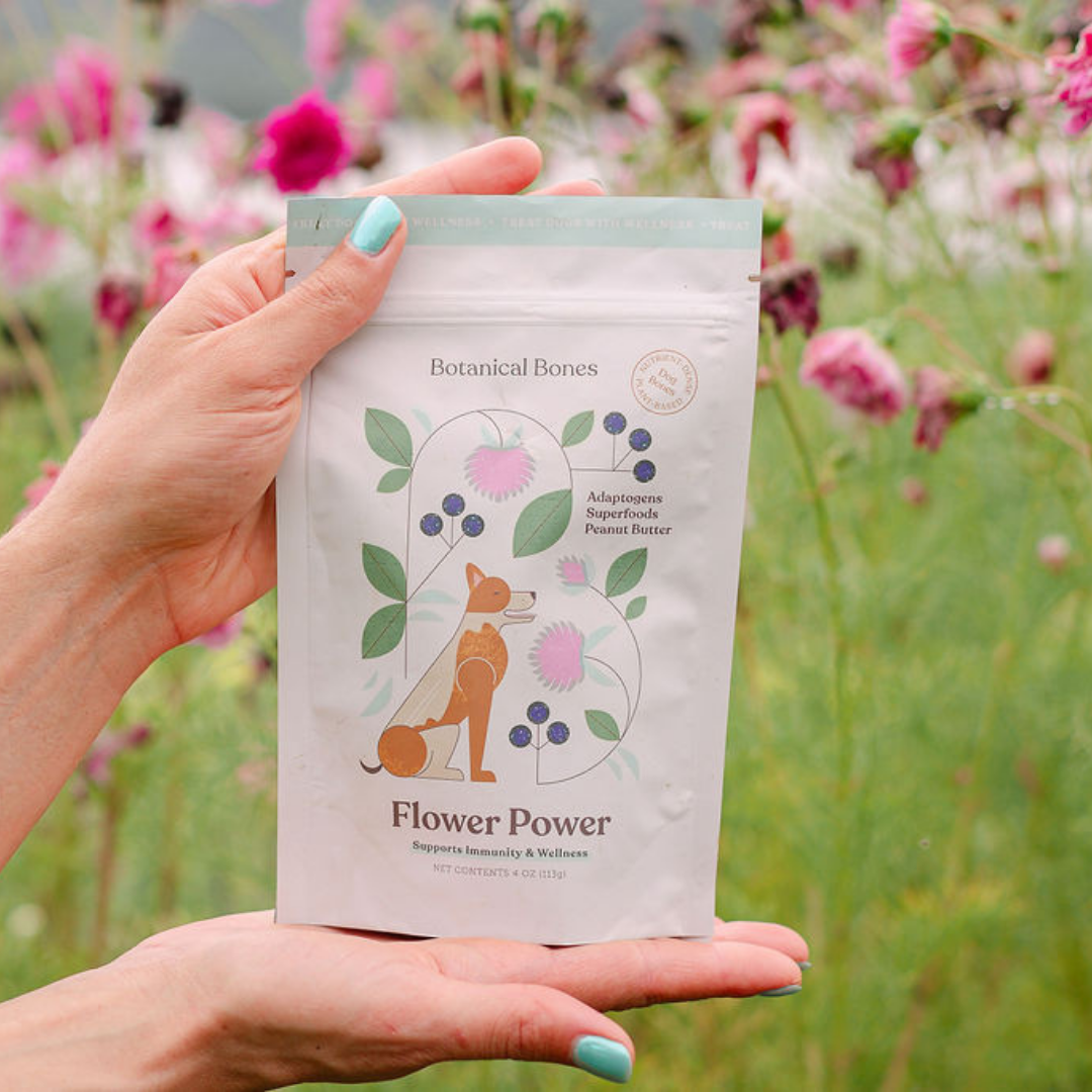 Botanical Bones | Flower Power Cookies - All Natural, Organic Dog Treats