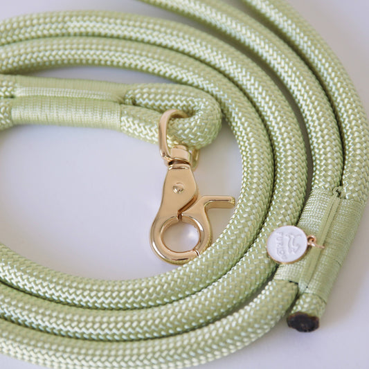 Furlou Lime Green - Hands Free Dog Braided Rope Leash