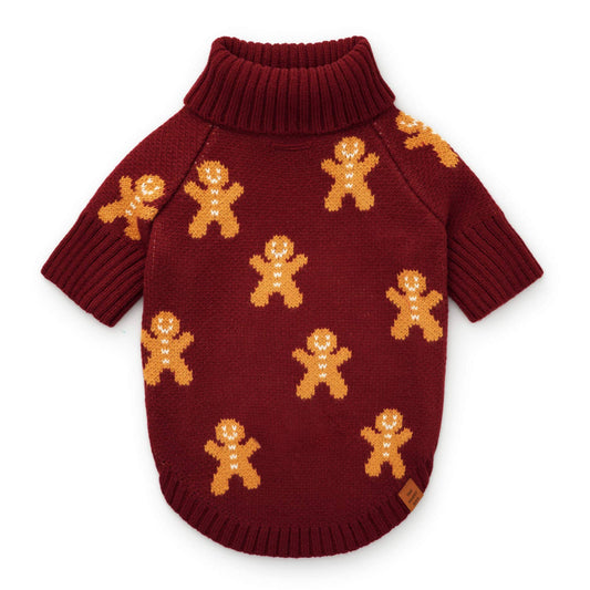 The Foggy Dog | Gingerbread Man Dog Sweater