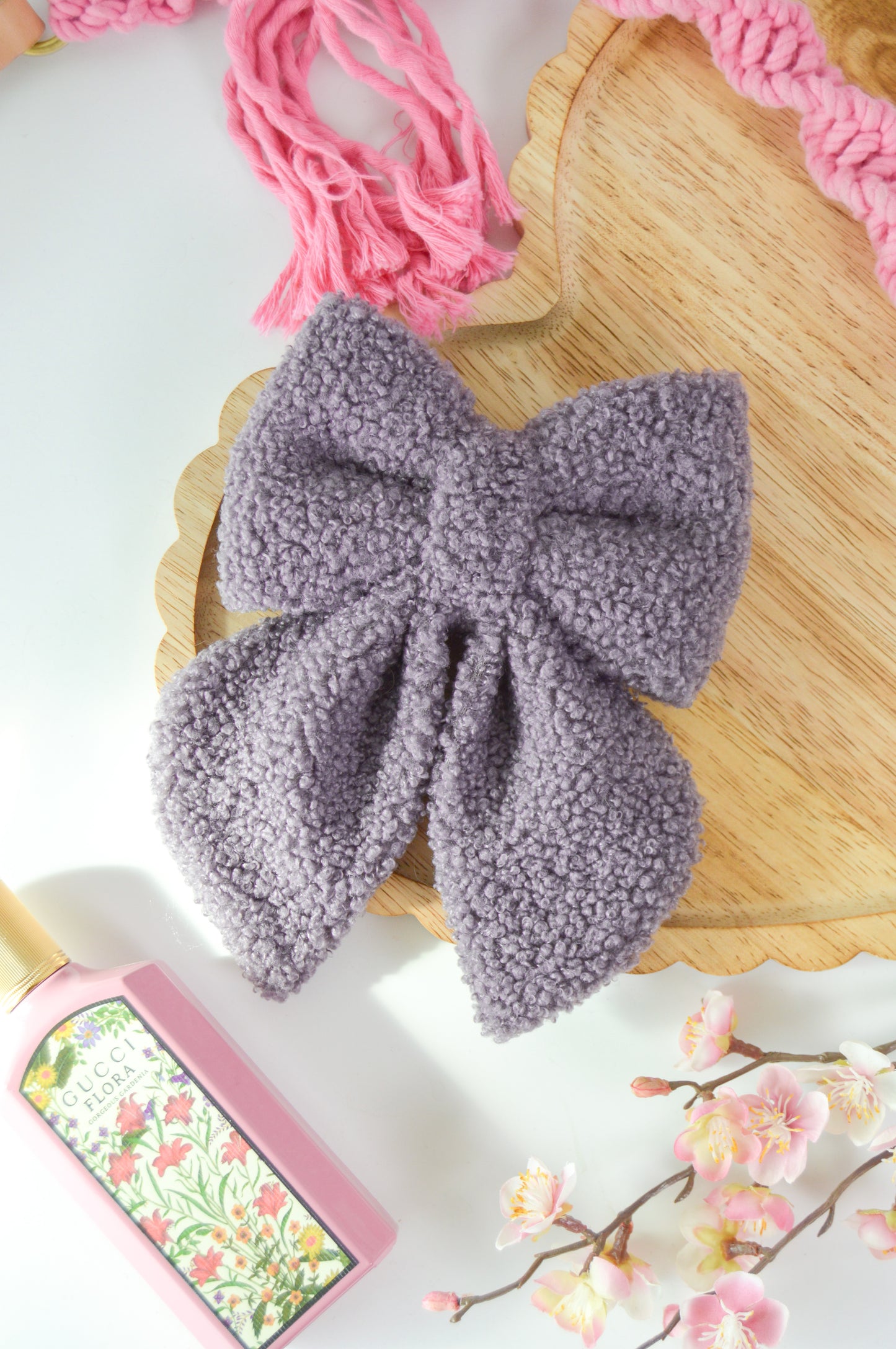 Amethyst Teddy Sailor Bow & Bow Tie