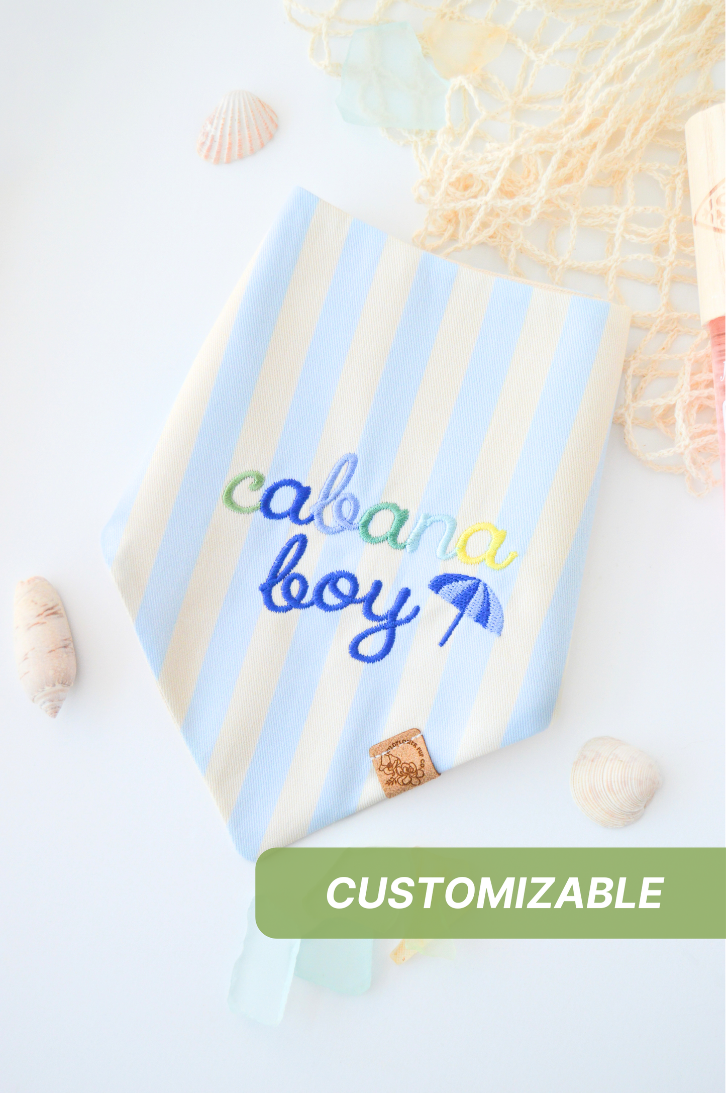 Cabana - Coastal Blue & Sand Colorway