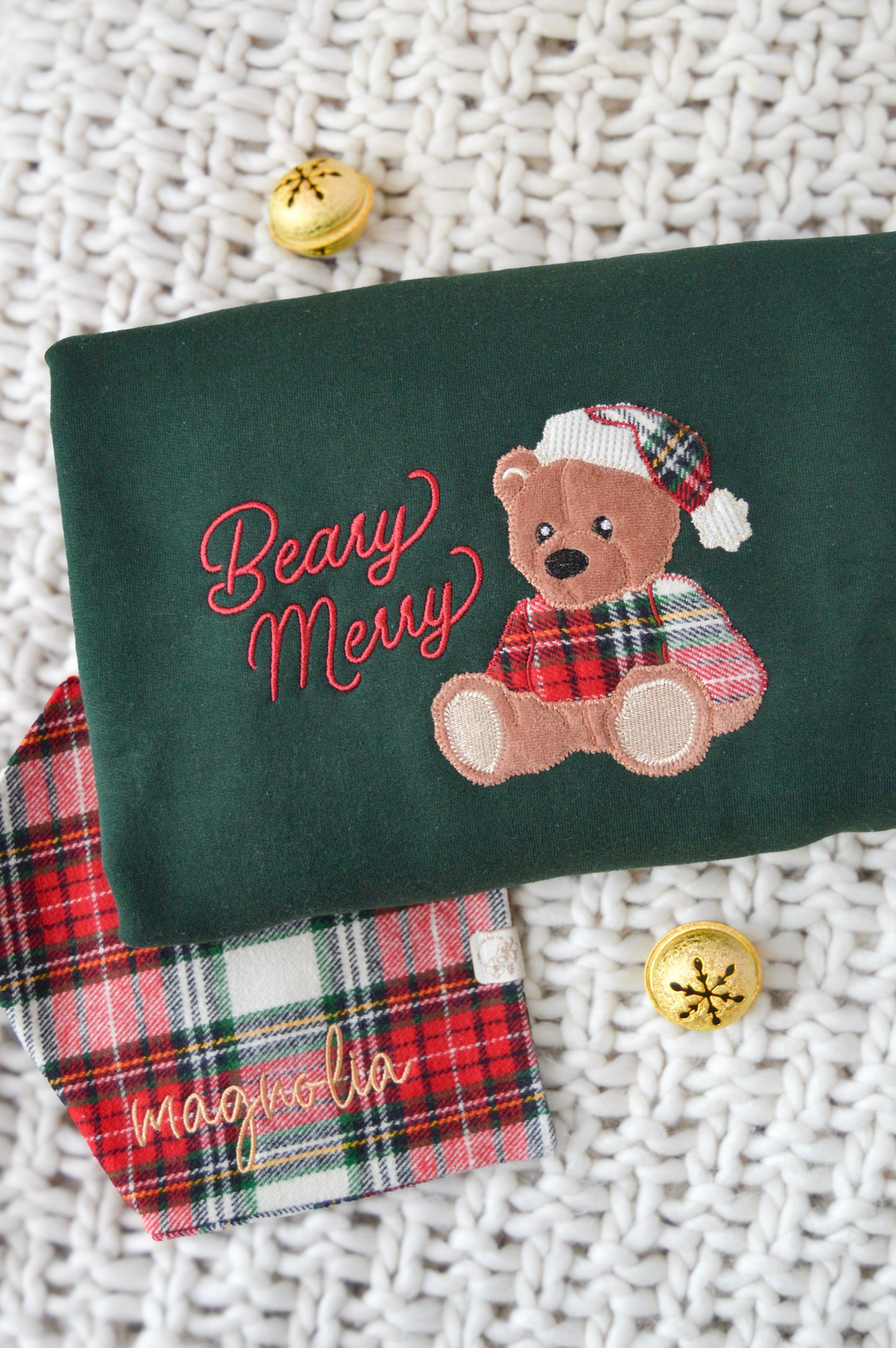 Embroidered | Beary Merry Crewneck