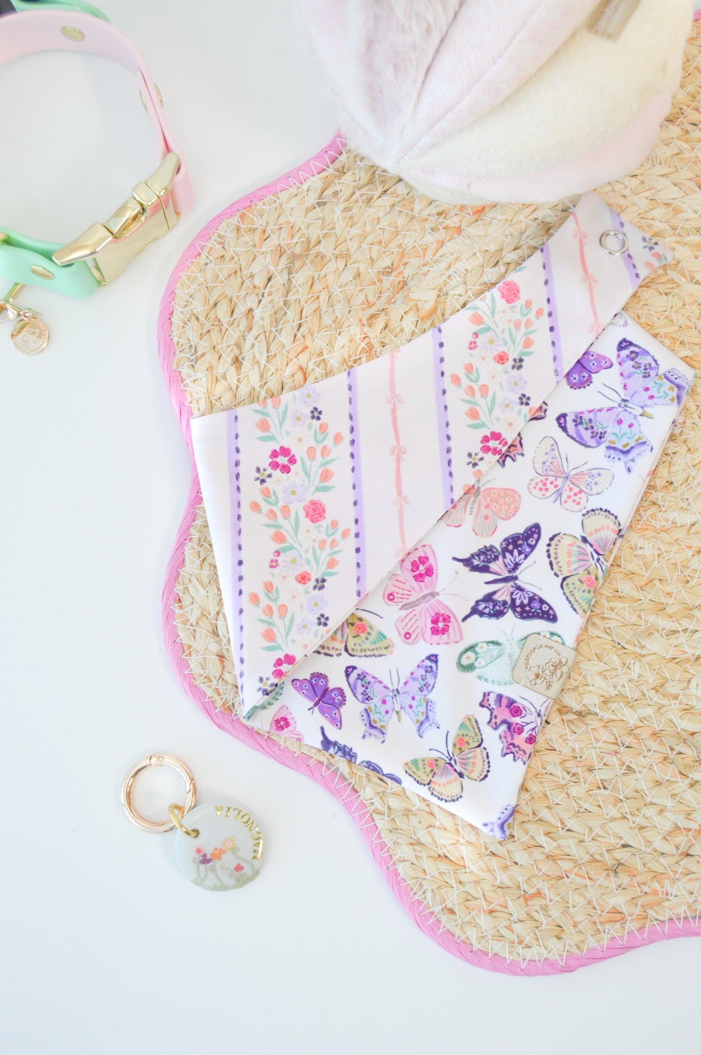 Butterfly/Floral Stripe