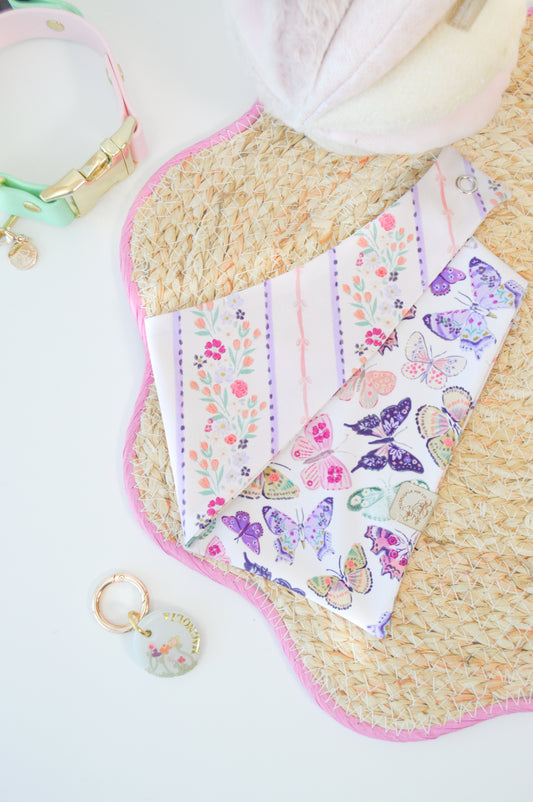 Butterfly/Floral Stripe