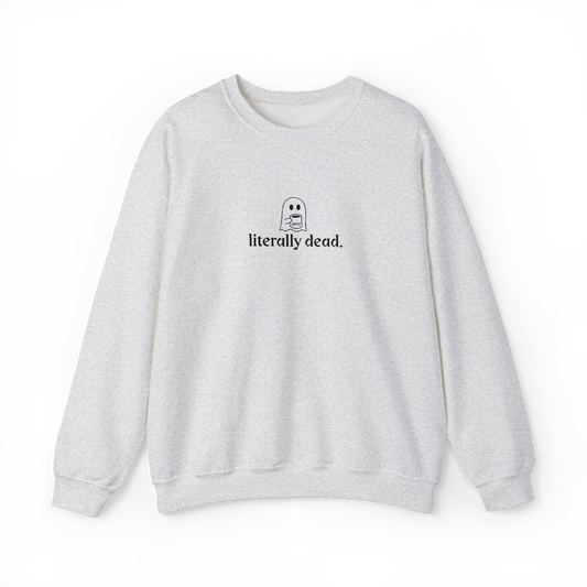 Embroidered | Literally Dead Coffee Crewneck