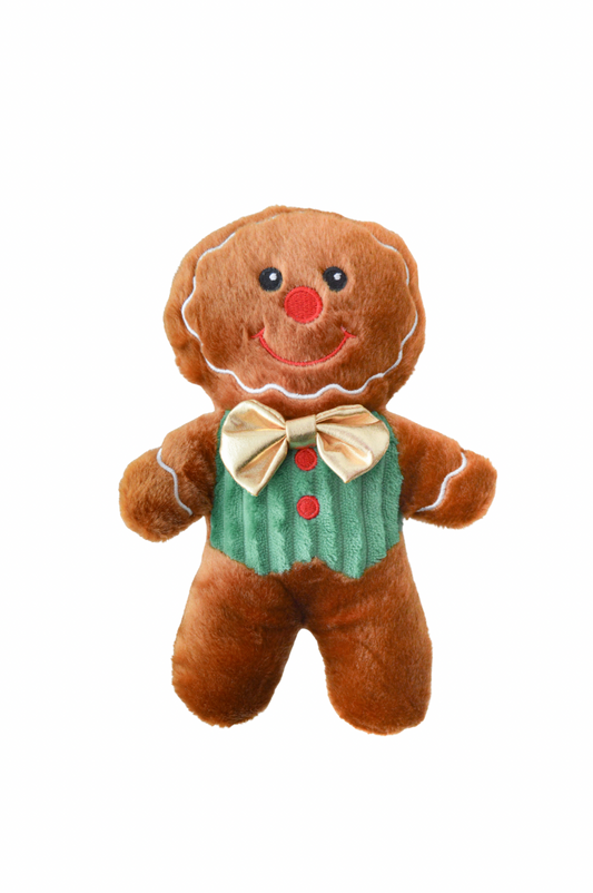 Gingerbread Boy Dog Toy