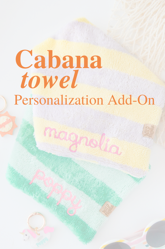 Cabana Towel Personalization Add-On