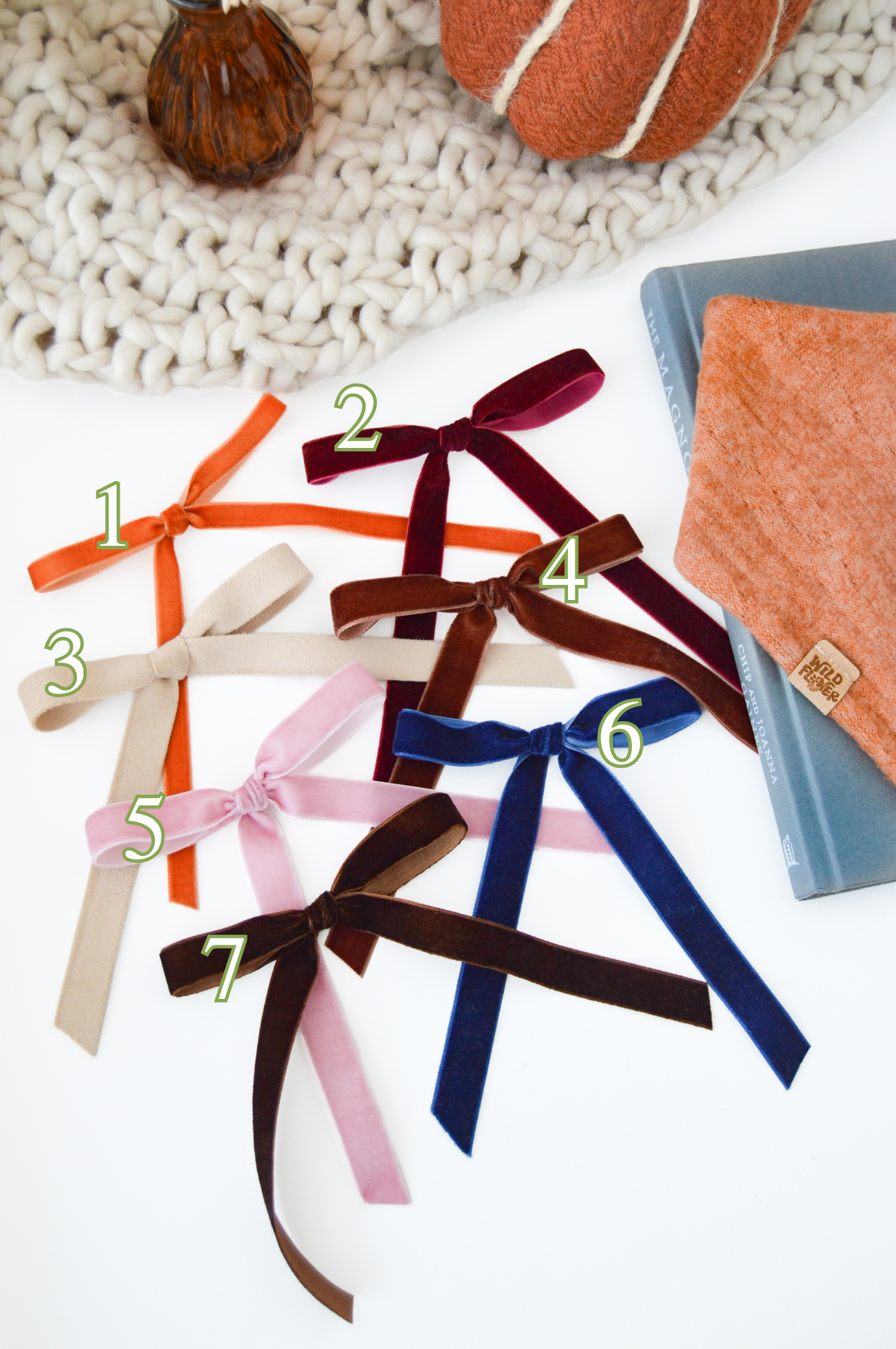 Fall Hair Bows